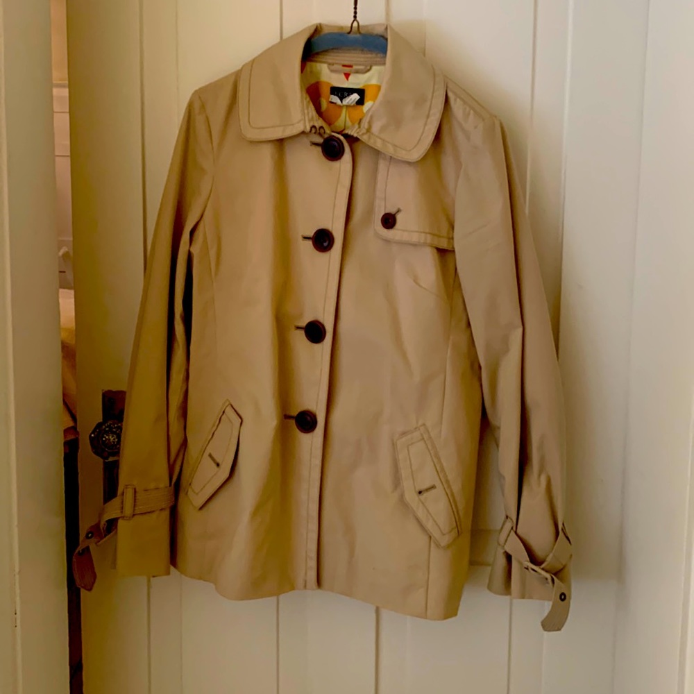 JCrew trench coat size 6